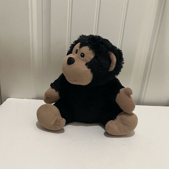 Anico International Monkey Plush Stuffed Animal Head Sideways Black Brown 9" - Picture 2 of 9